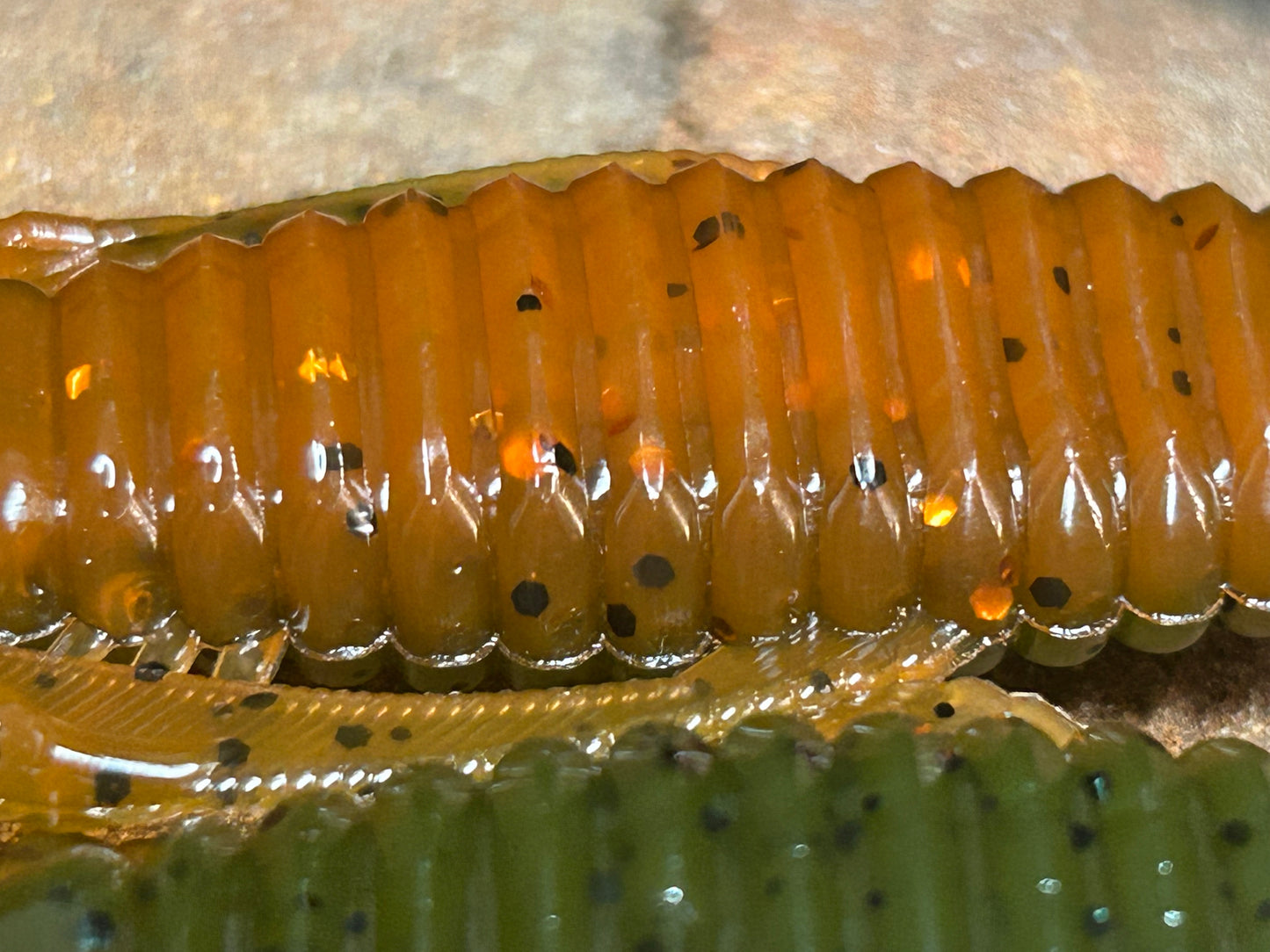 Green Pumpkin - Orange (qty 6) Knuckle Dragger