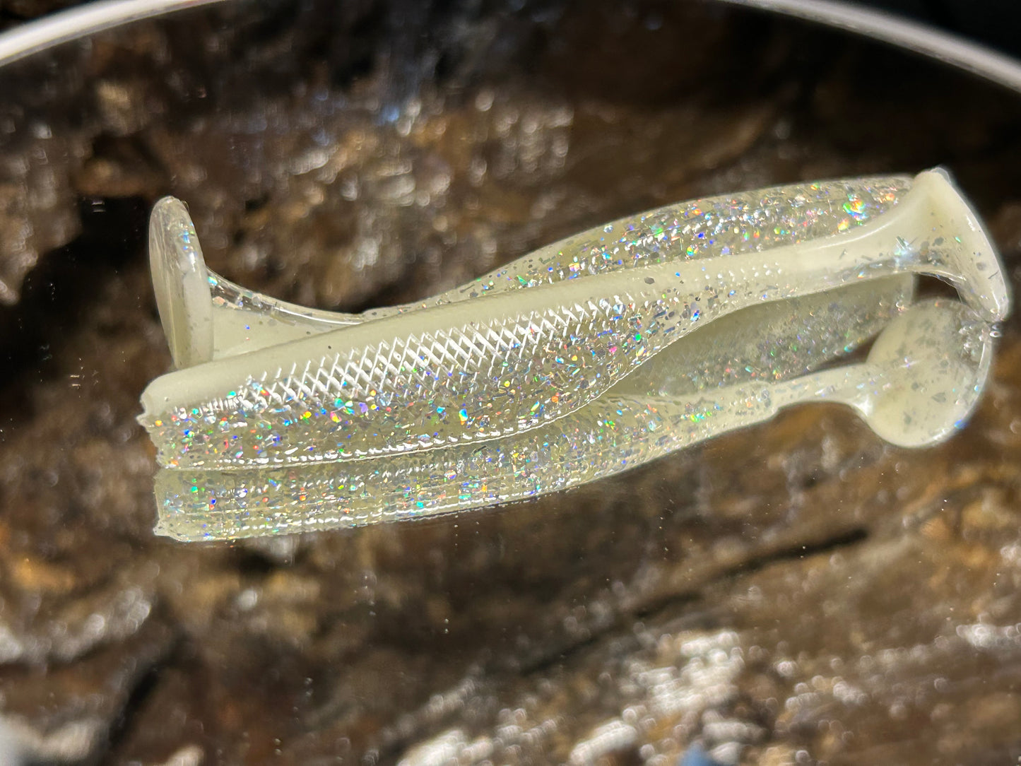 Ghost Sparkle Shad￼