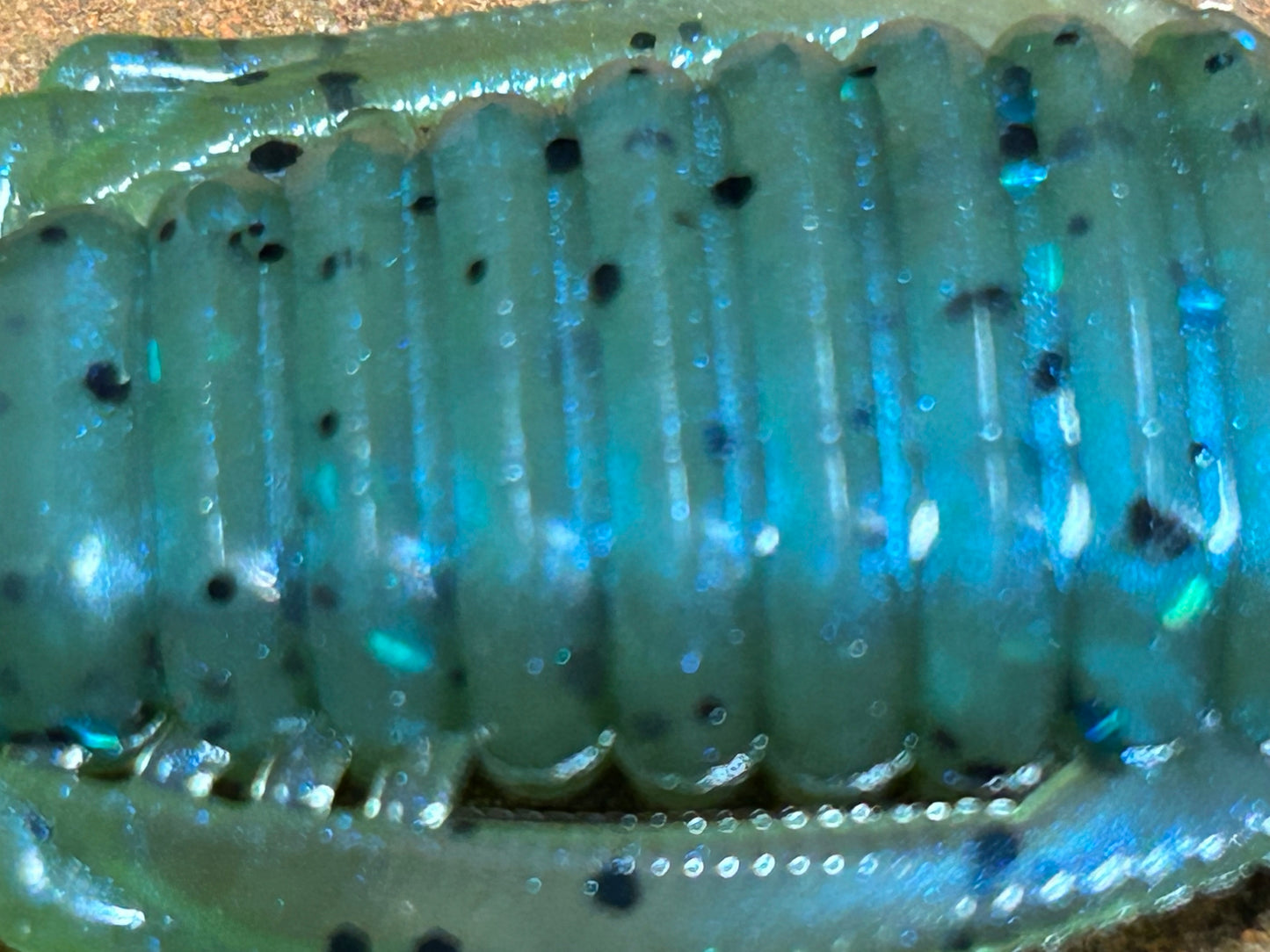 Green Pumpkin Blue (qty 6) Knuckle Dragger