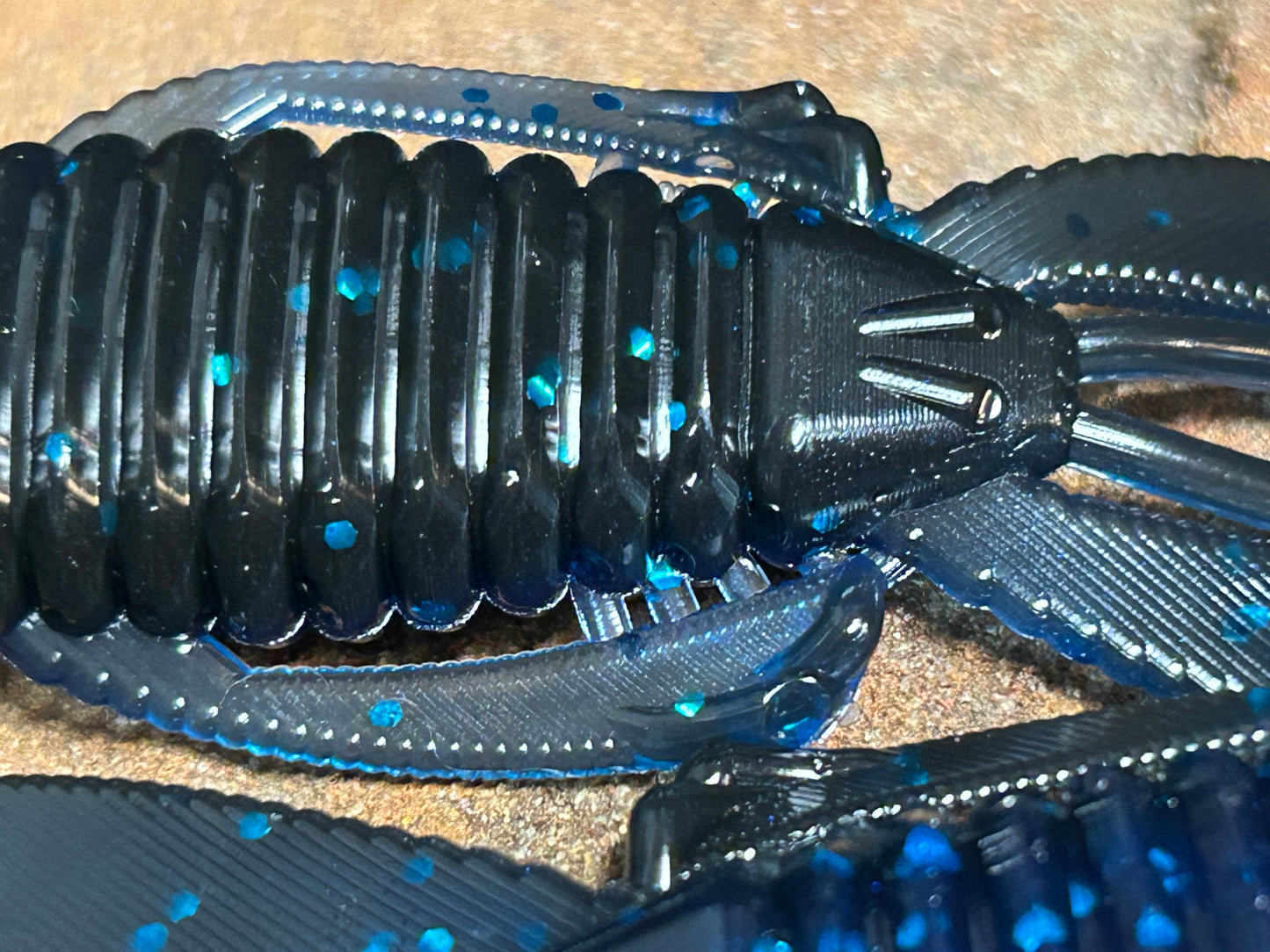 Black / Blue (qty 6) Knuckle Dragger
