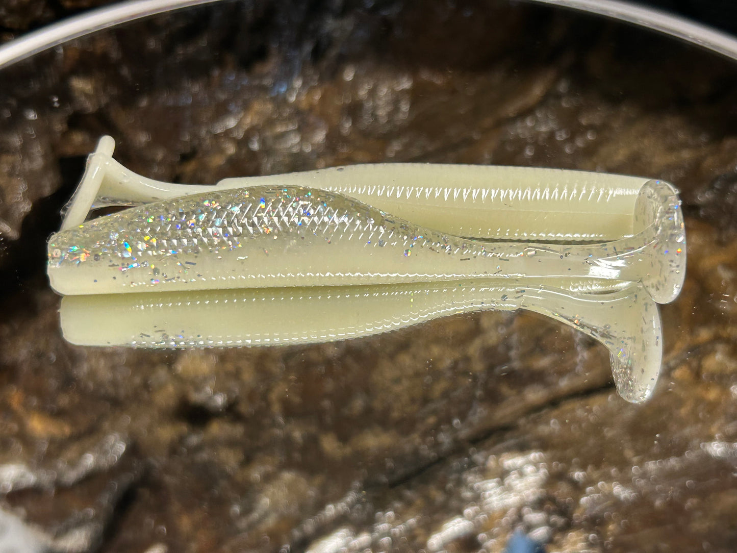 Ghost Sparkle Shad￼