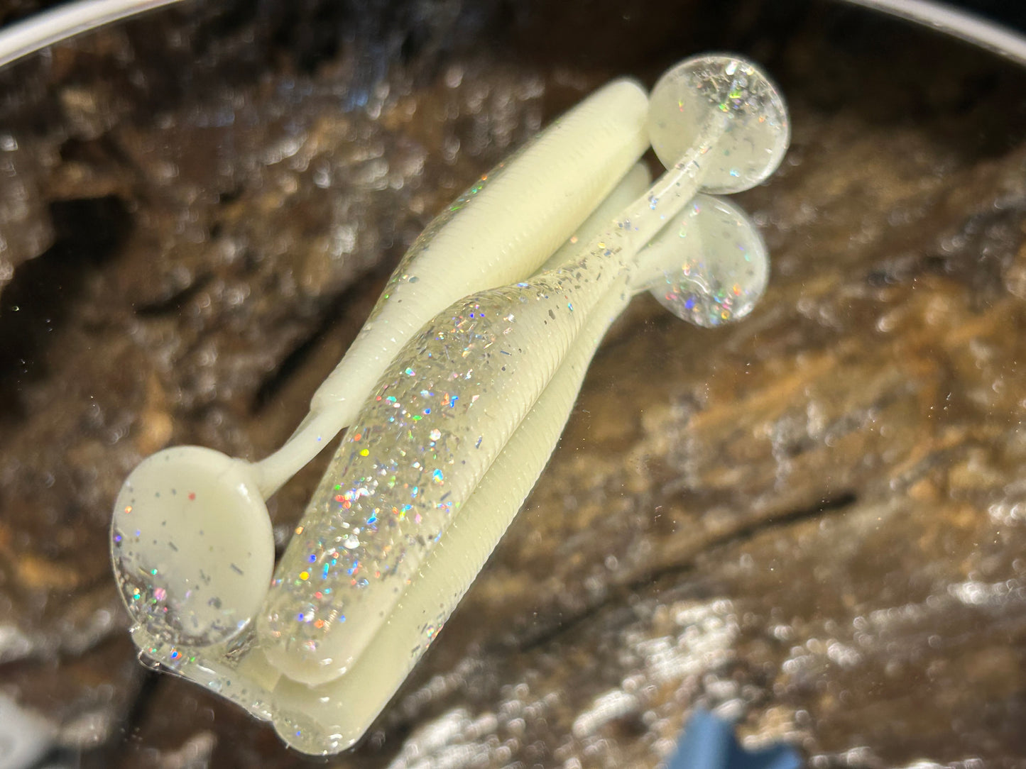 Ghost Sparkle Shad￼