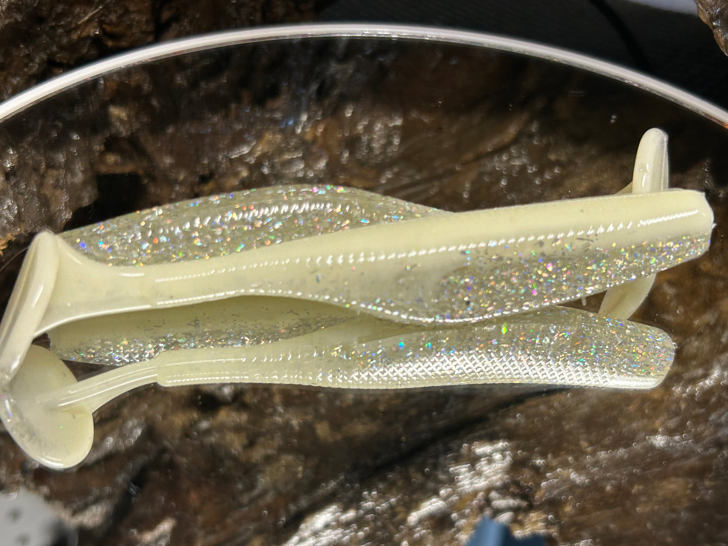 Ghost Sparkle Shad￼