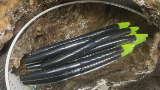 Black - Chartreuse Tip