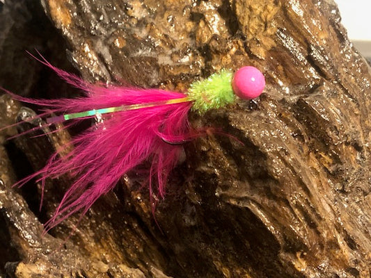 Pink-Chartreuse Round Head