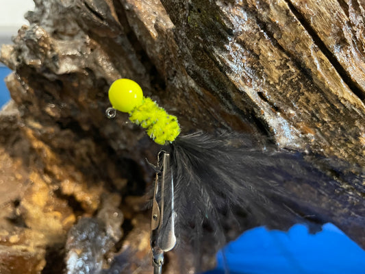 Chartreuse - Black Round Head